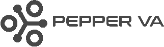 Pepper Virtual Assistant Logo - Grey